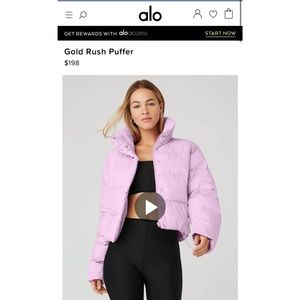 Alo Pink Puffer
